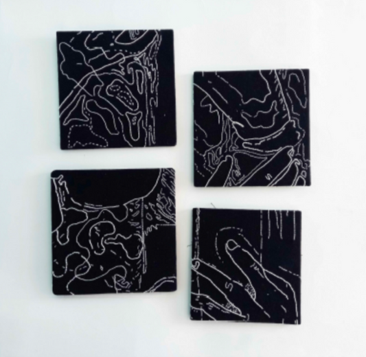 Cartografía de un cuerpo en reposo (políptico)