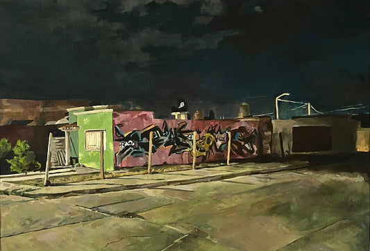 Estudio: paisaje nocturno.